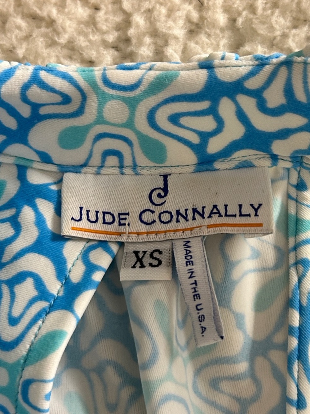 Jude Connally Geometric Print Dress Size XS - Picture 3 of 7